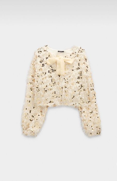 Жилетка с пайети PARFOIS
