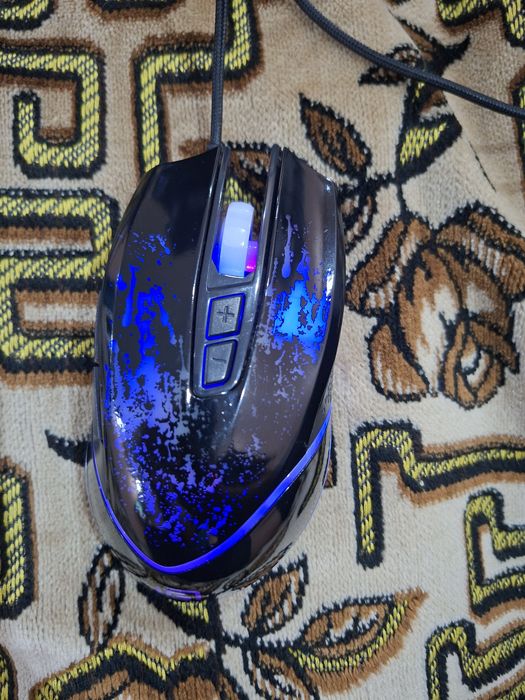 Игровая мышка длинная