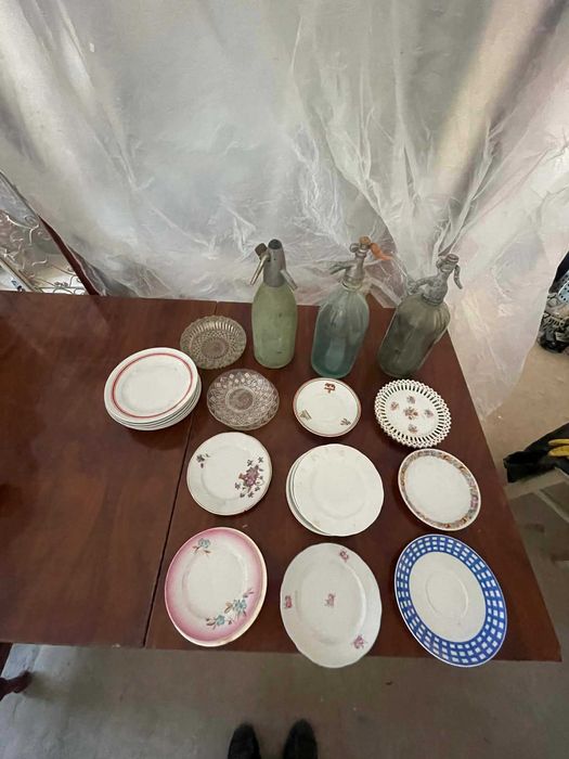 Farfurii, boluri retro, decorative