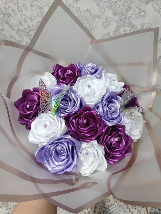 Розы ручной работы