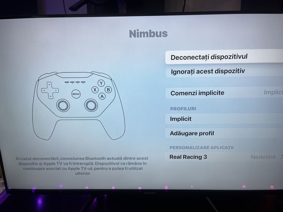 Controller pt jocuri, Apple TV