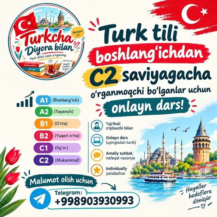 Turk tili Online  Diyora bilan