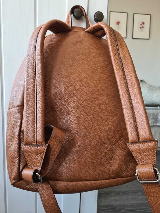 Раница от естествена кожа