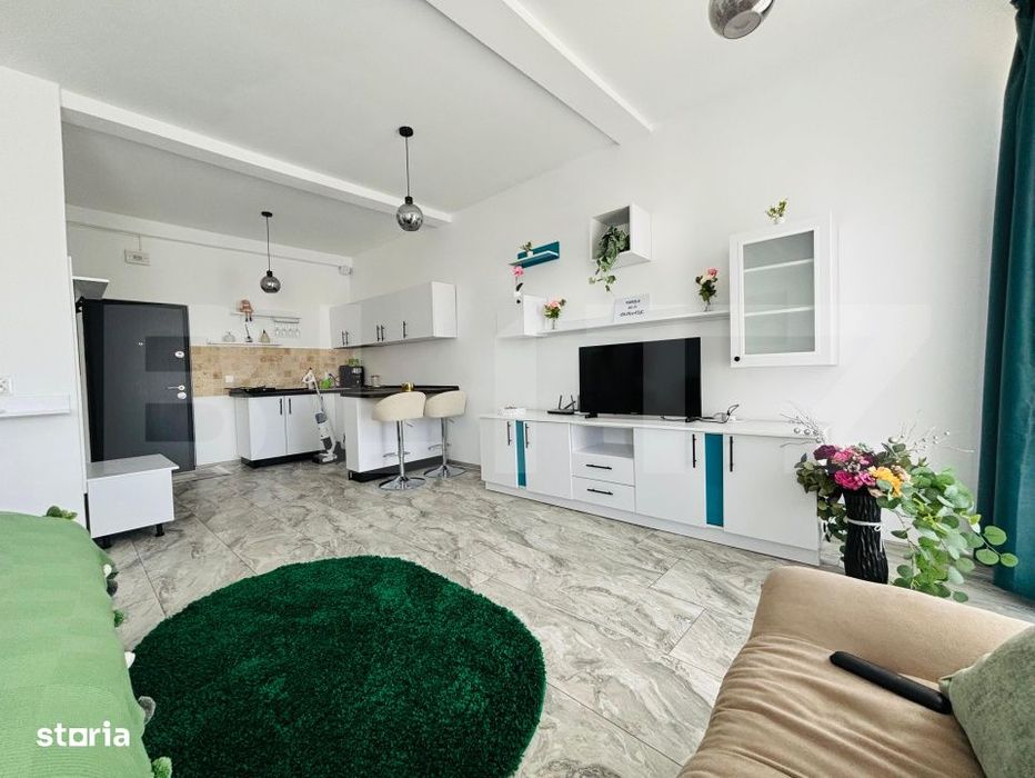 Garsoniera cocheta, mobilata modern, ideala pentru investitie