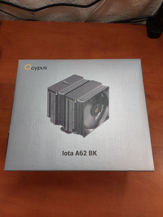 Cooler pe aer tower nou sigilat cu afisaj temp,negru,Ocypus Iota A62BK