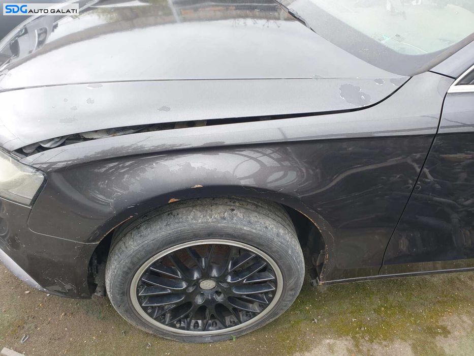 Aripa Stanga Fata Audi A4 B8 Non Facelift NFL 2008 - 2013 Culoare LZ7L (inceput rugina) [Q2806]