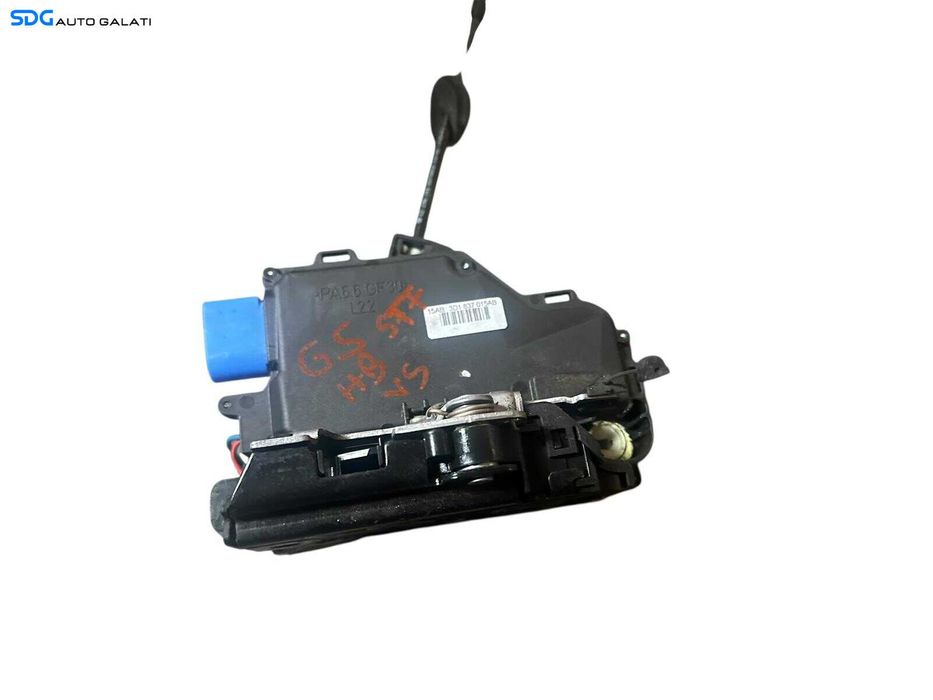 Incuietoare Broasca de pe Usa Portiera Stanga Fata Sofer Skoda Octavia 2 2004 - 2013 Cod 3D1837015AB [V0535]