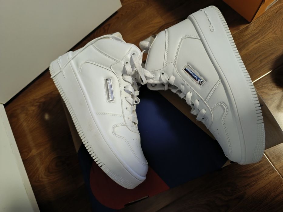 Sneakers Mid Cut Shoe Rebound Platform Mid Metal