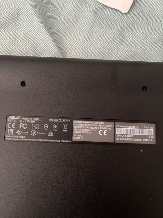 Laptop Asus X540L defect
