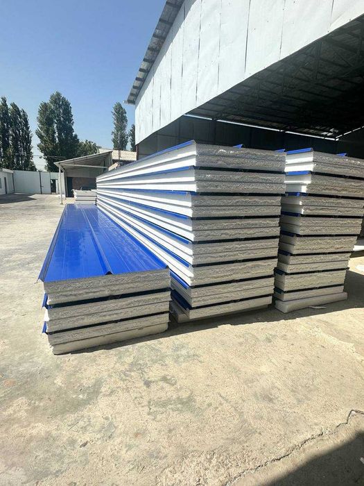 Стеновые и кровельные сэндвич-панели. Завод. (Сендвич/Sendvich panel)