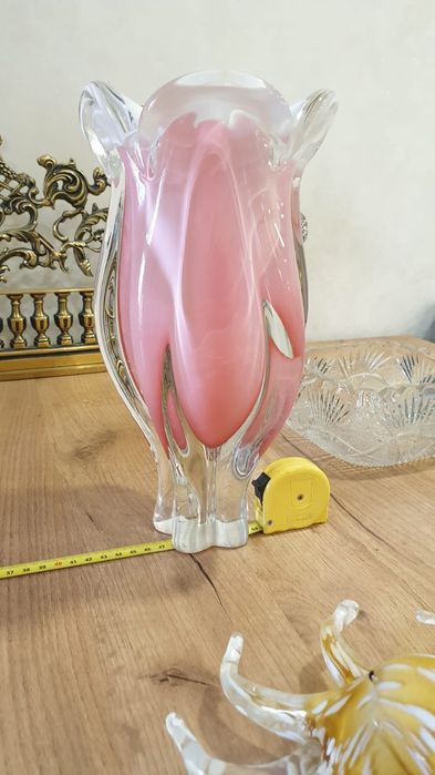 Ваза чешское стекло