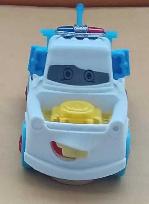 Детска движеща се, светеща и издаваща звуци играчка - камионче кран