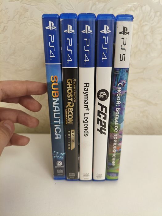 Диски на ПС5 ПС4 в отличном состоянии