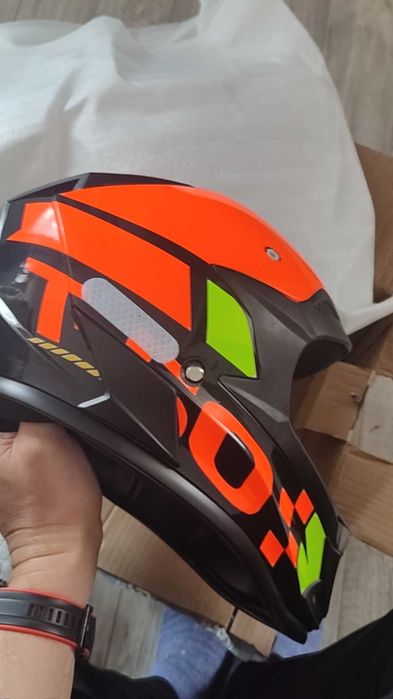 Мотошлем+ очки эндуро