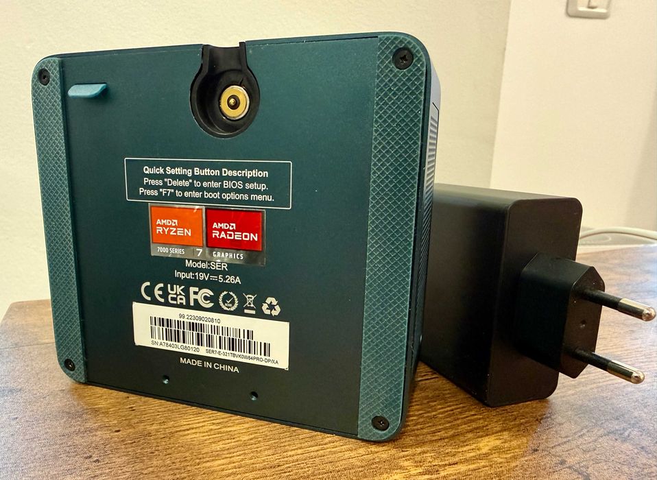 Mini PC Beelink SER7, Ryzen 7 7840HS, 32GB DDR5