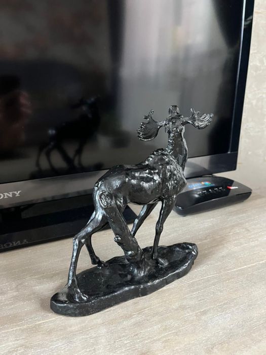 Чугунная статуэтка Лось. Касли.