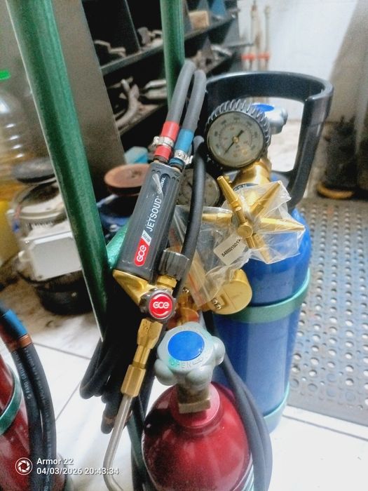 Газосварочный пост на тележке