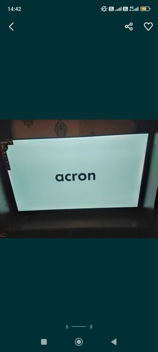 Телевизор смарт acron 109 см