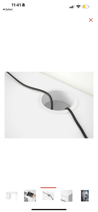 Стол письменный ИКЕА б/у собранный, не пользовались