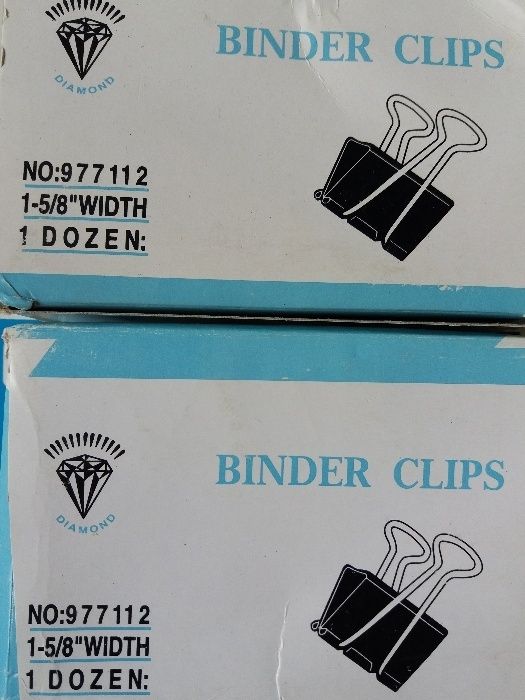 Зажимы для бумаг / Binder Clips Eagle (19mm/25mm/32mm/41mm/55mm)