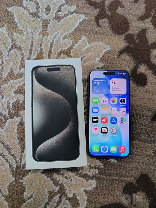 Iphone 15pro 128tali идиал.