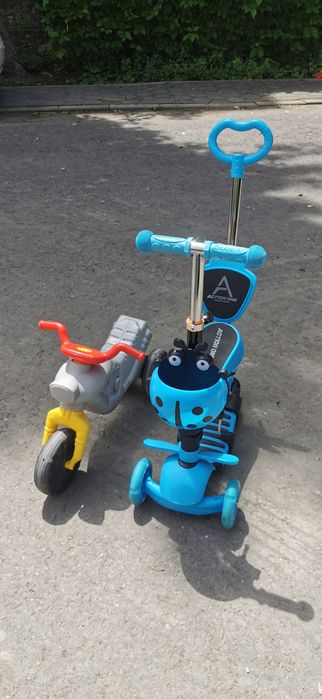 Trotineta action one 5 în 1 și tricicleta fără pedale