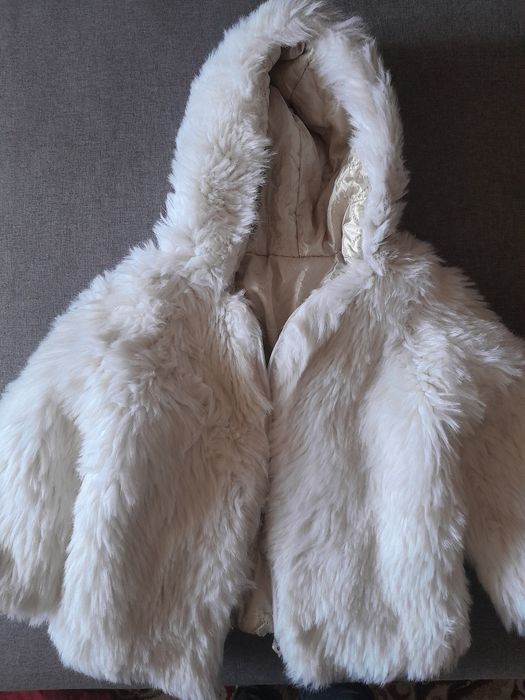 Детская шубка белая