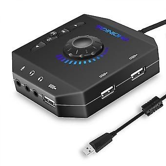 Sound Card  T10 External , Phoinikas Usb Audio Adapter