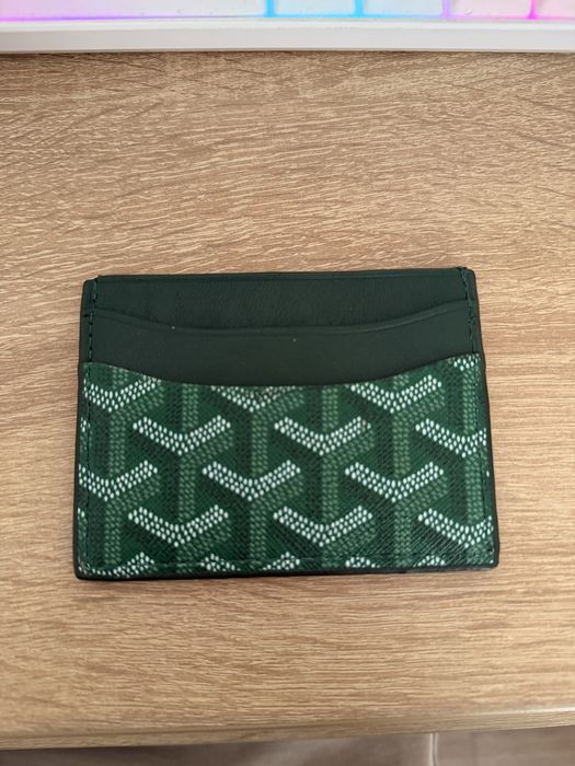 Card Holder Goyard Green Verde