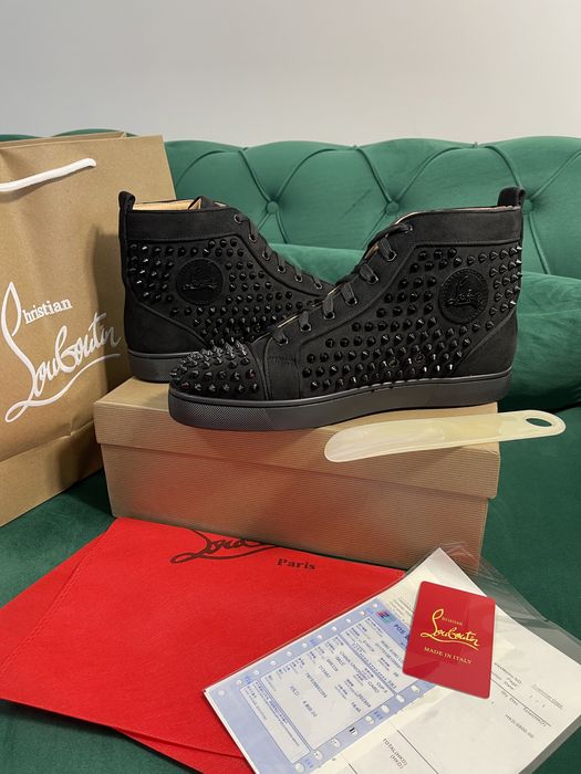 Adidasi Christian Louboutin piele naturala 100% Full Box colectie noua