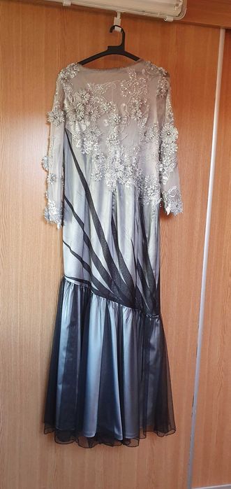 Rochie lunga de ocazie lucrata pe comanda