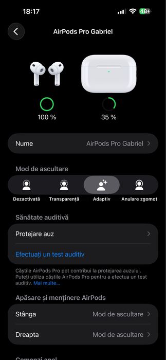 Apple AirPods Pro 3 - Noi cu garantie