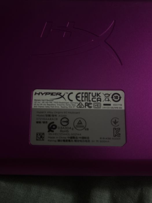 клавиатура HyperX в хорошем состоянии