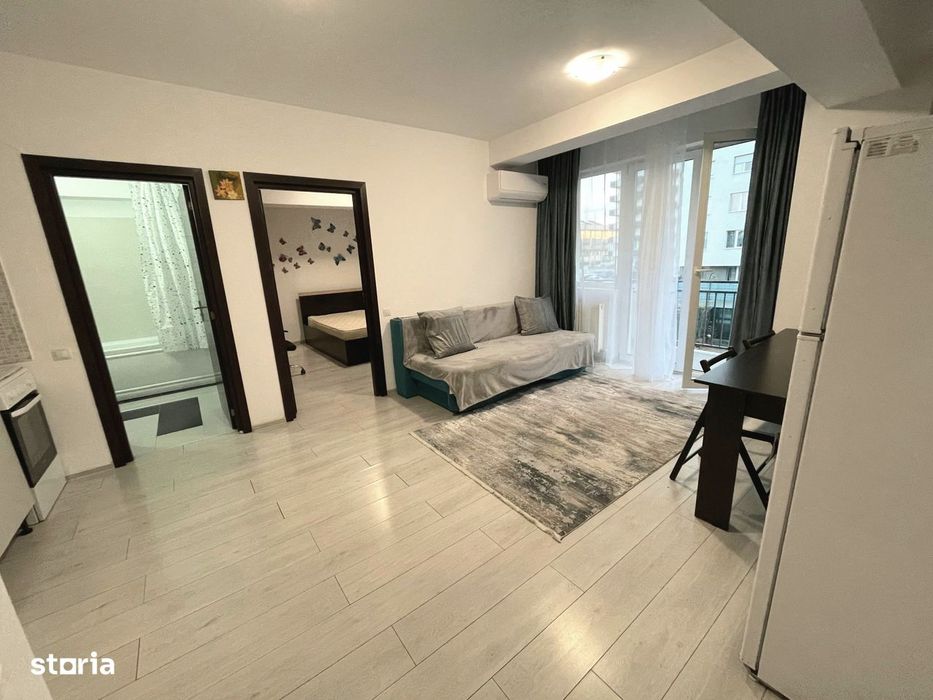 Apartament modern 2 camere, AC, Terasă + 2 Locuri Parcare Subterană