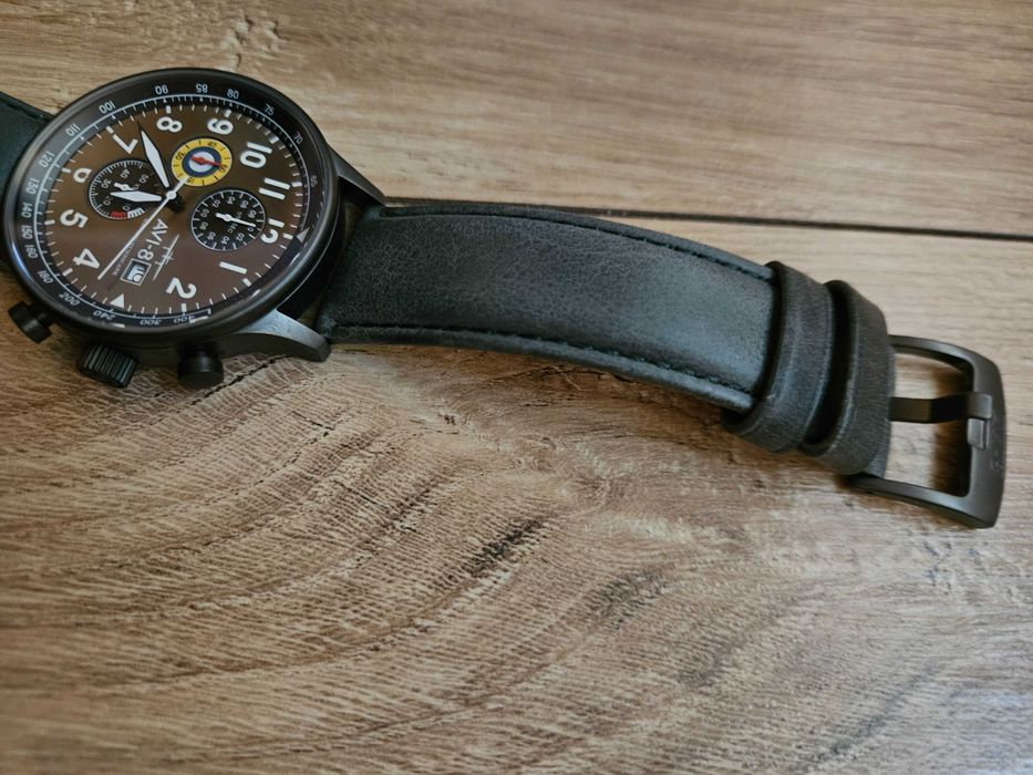 Ceas AVI-8 Hawker Hurricane Chronograph 42mm 5ATM