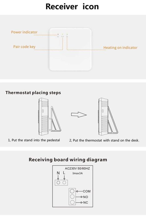 Безжичен WiFi Smart термостат за отопление