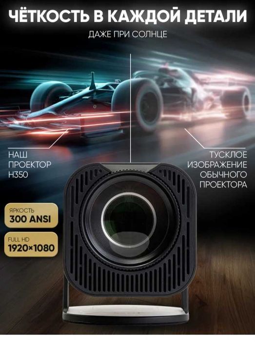 Проектор яркость 300 ful hd