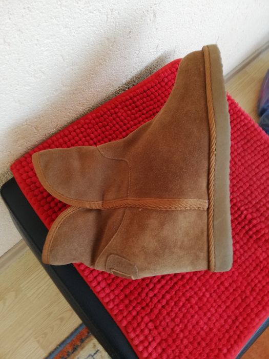 Ghete cu blana nr 39 Las Tropez piele întoarsă