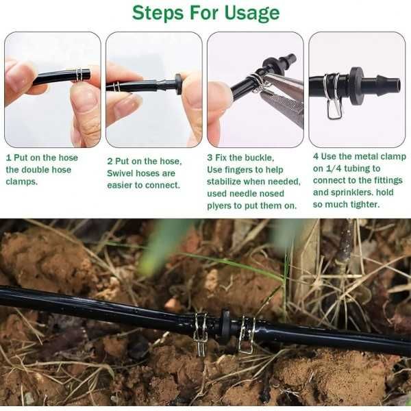 Пружинни скоби за маркучи 150 броя
Пружинни скоби за маркучи 150 броя