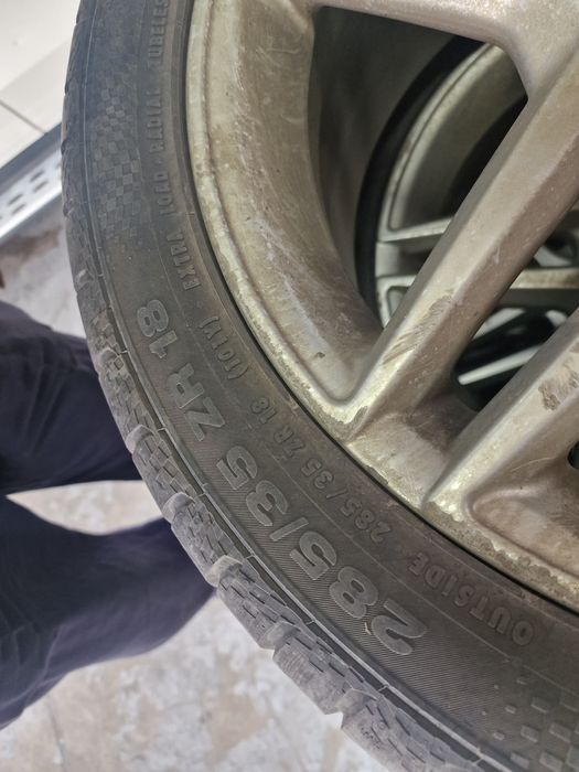 Гуми с Джанти за Mercedes Cls W218 255/40 , 285/35 ZR18 dot 2023