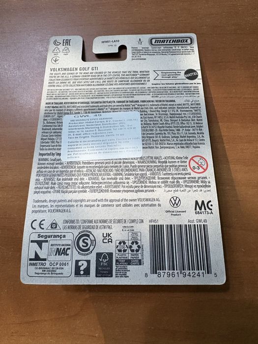 Macheta Matchbox VW Golf MK5 GTI