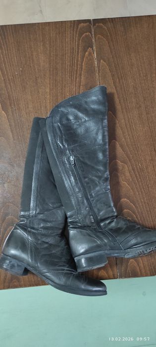 Дамски чизми естествена кожа