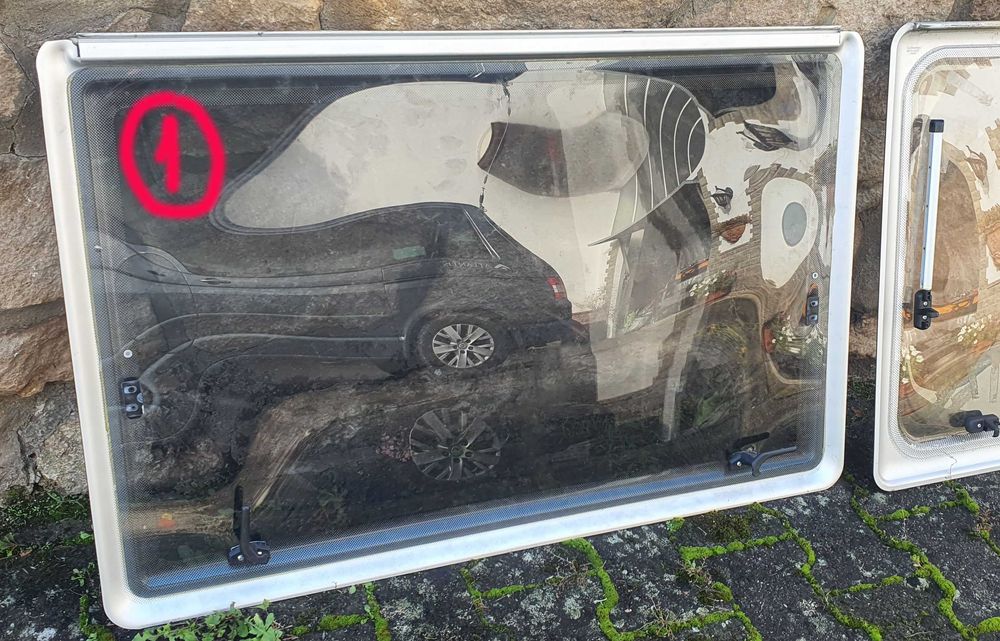 Ferestre de rulota/autorulota Birkenholz, import Germania