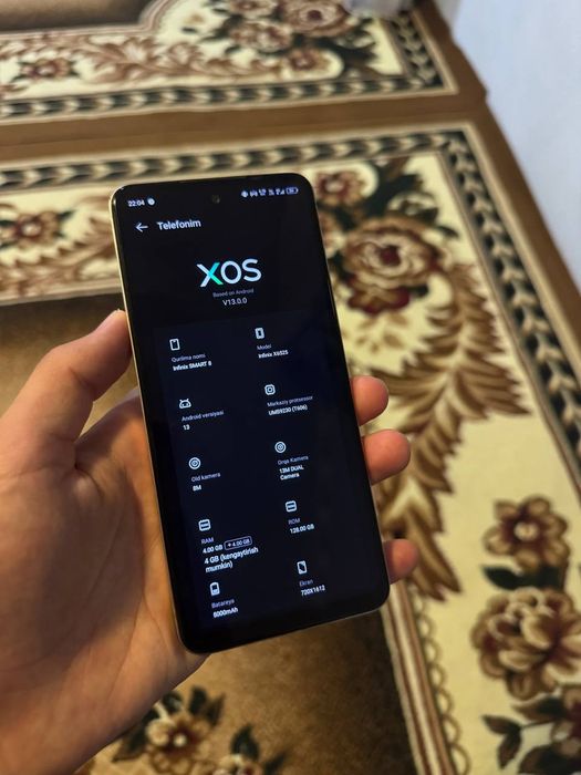 Infinix smart 8 telefoni