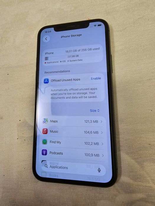 Smartphone Apple iPhone 11 Pro, Stocare 256GB, Culoare Space Gray, Neverlocked, Ecran Super Retina XDR OLED, Triple Camera 12MP