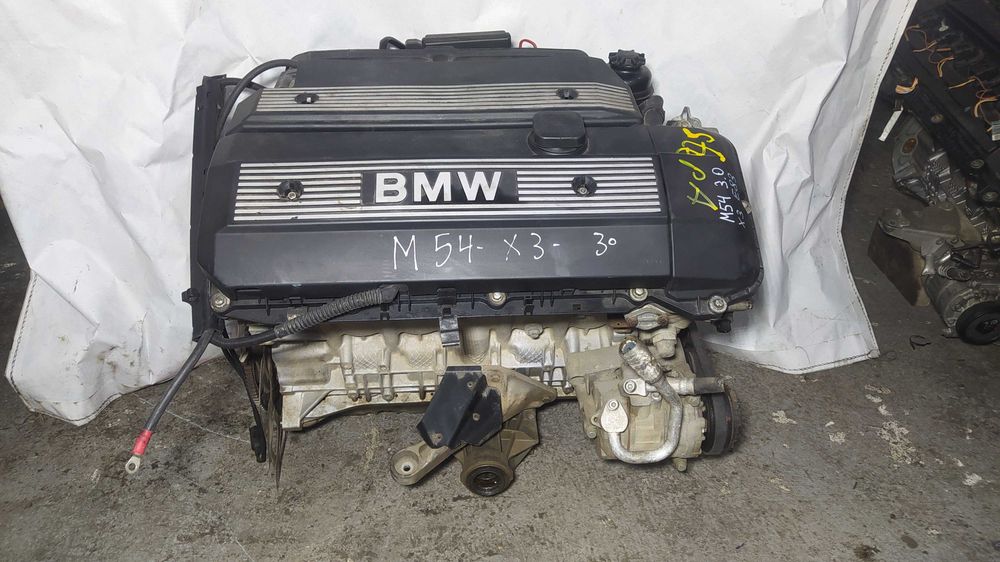 Двигатель BMW M54 3.0 M54B30 x5 e39 e46 БМВ М54 привозной
