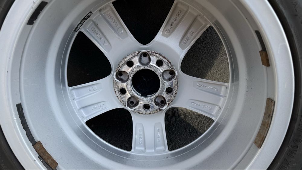 Roti Mercedes 5x112 anvelope allseason impecabile