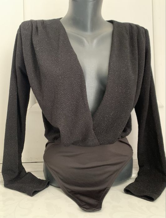 Официално черно  боди