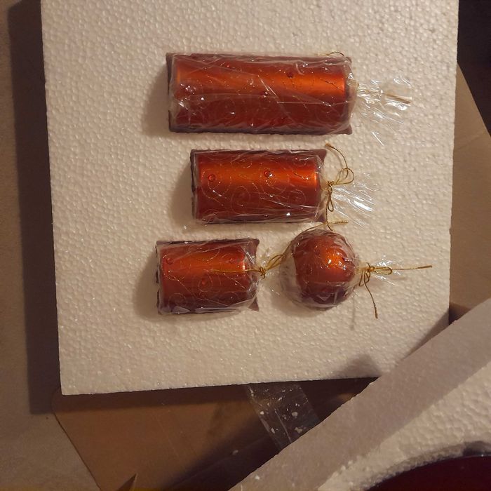 Комплект коледни свещи