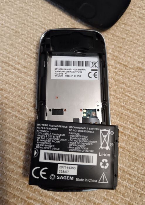 Telefon Sagem fără încărcător